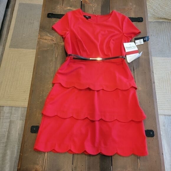 AGB Red dress size 12 NWT - Picture 1 of 5